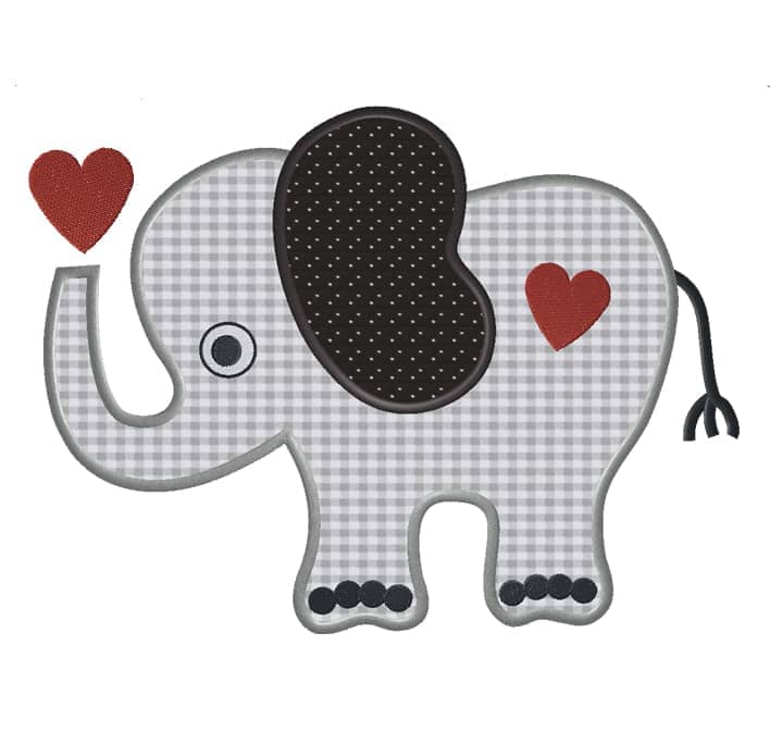 Elefant mit Herz