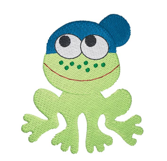 Frosch mit Cap